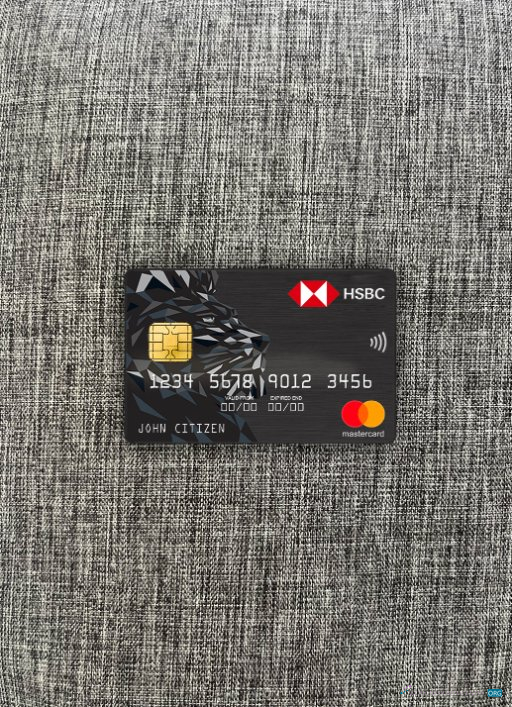 Download Israel HSBC Bank mastercard photolook front Photoshop template